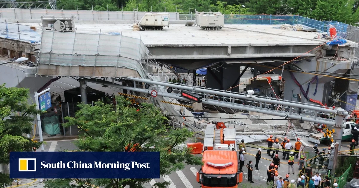 3 killed in South Korea after ageing overpass collapses during safety check