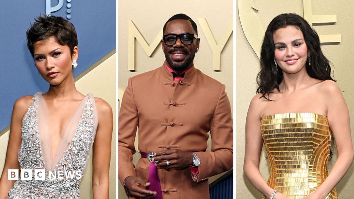 Watch: Selena Gomez, Zendaya and other stars light up Emmys red carpet