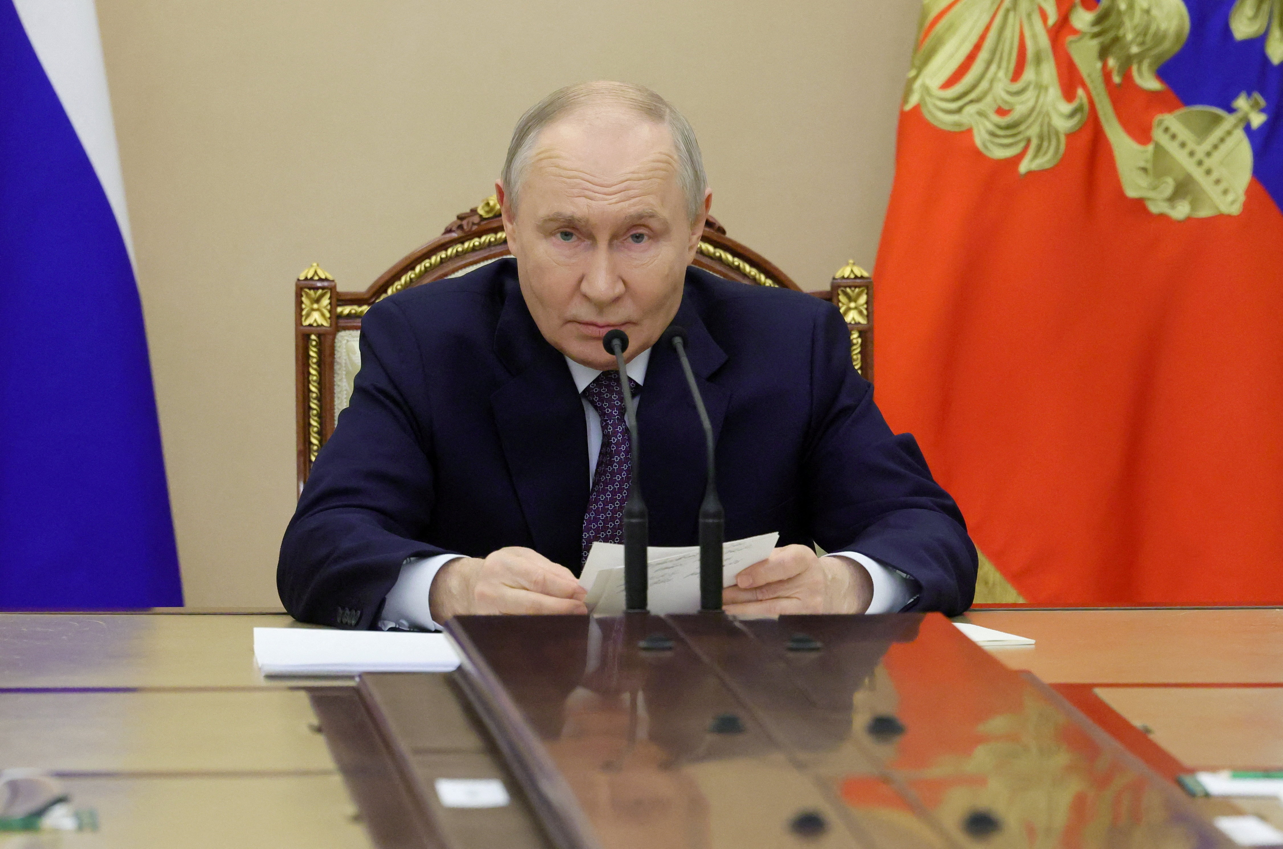 Putin says Ukraine has intensified attacks on civilian targets in Russia