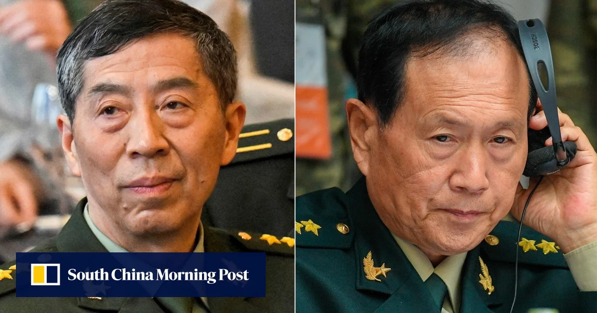 Breaking 2 former Chinese defence ministers given death sentence with reprieve