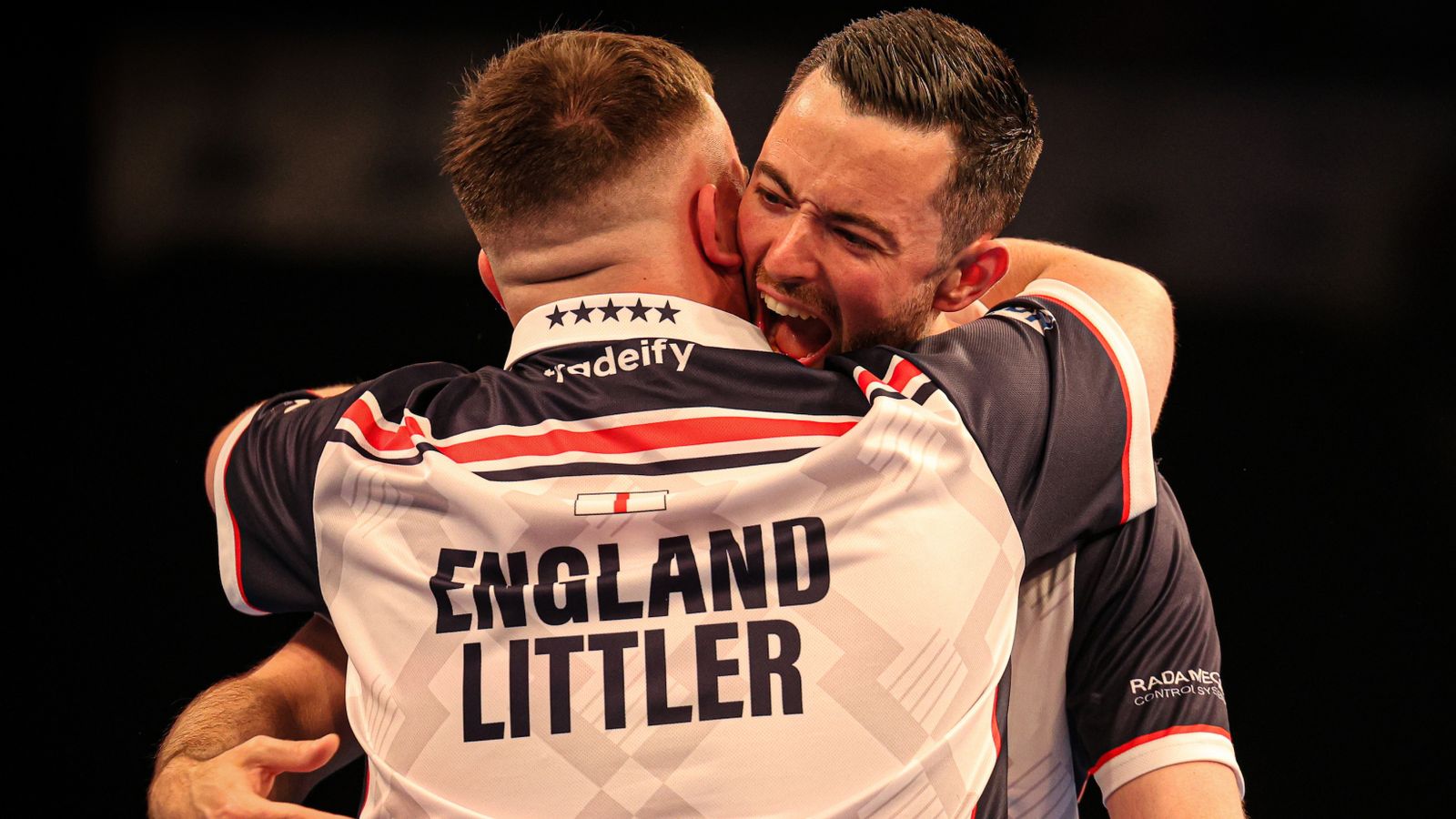 World Cup of Darts: England's Luke Littler and Luke Humphries set up clash with Wales in quarters with 8-5 win over Spain