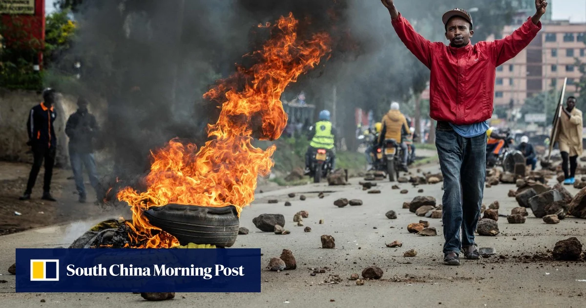 Kenya protesters block roads in public transport strike over fuel prices