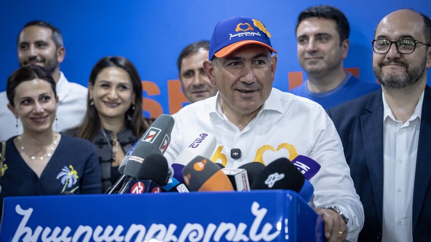 Armenia's Pashinyan claims victory in parliamentary elections