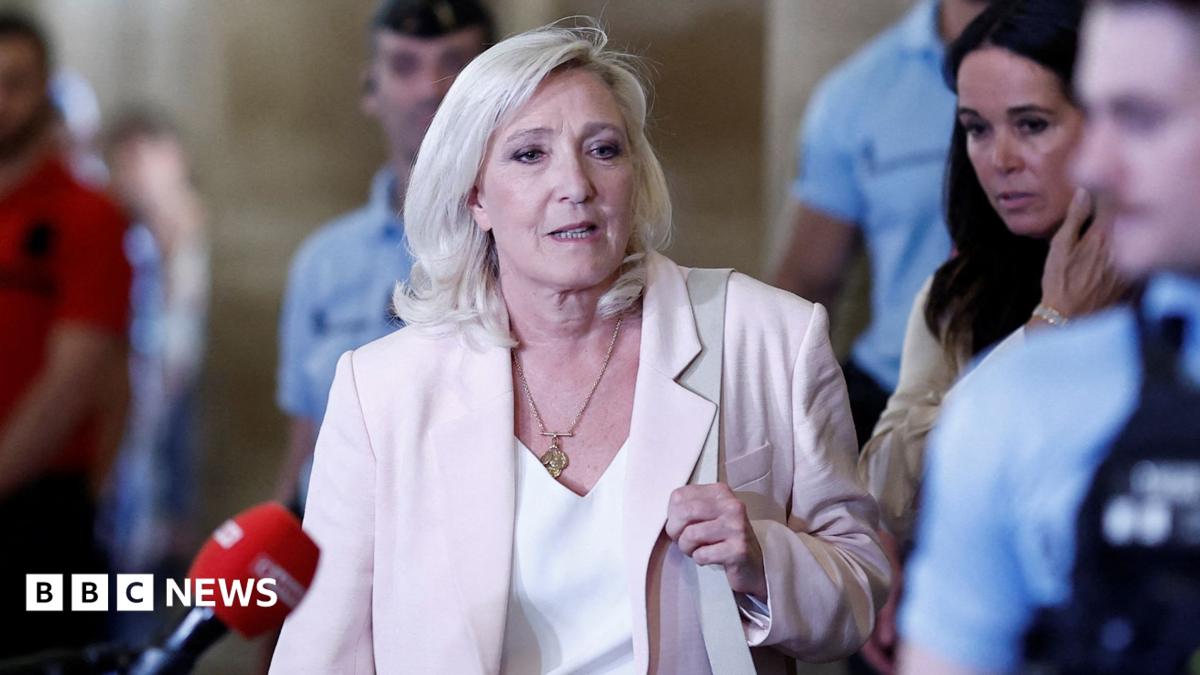 Marine Le Pen found guilty, but court clears way for presidential run if she wears tag