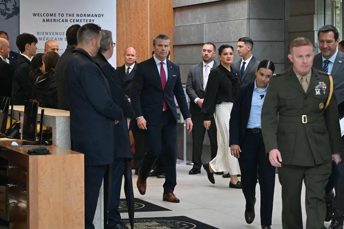Hegseth, at D-Day event, says Europe faces 'invasion' of dangerous ideologies