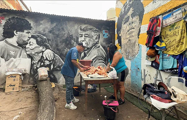 Maradona’s childhood home now feeds Argentina’s poor