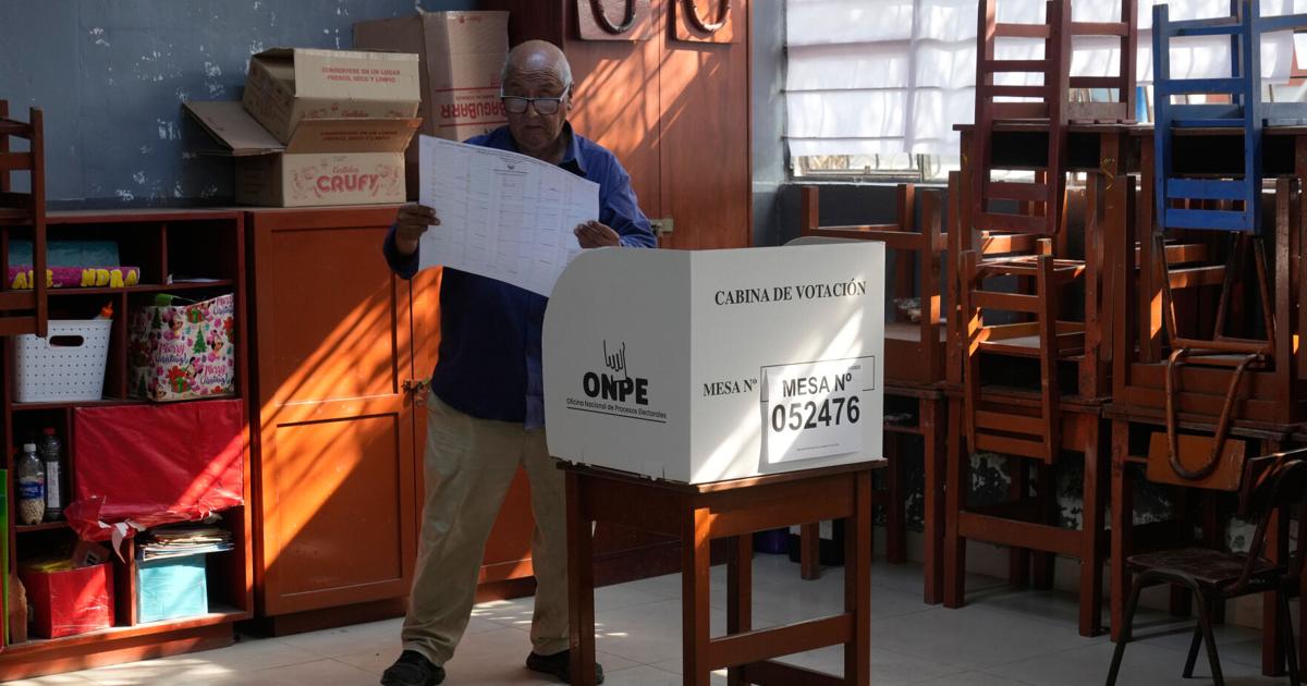Peru election stretches into a second day after ballot delivery failures