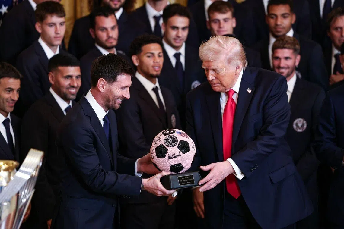 Trump celebrates Messi, revels in Inter Miami’s 'good looks'