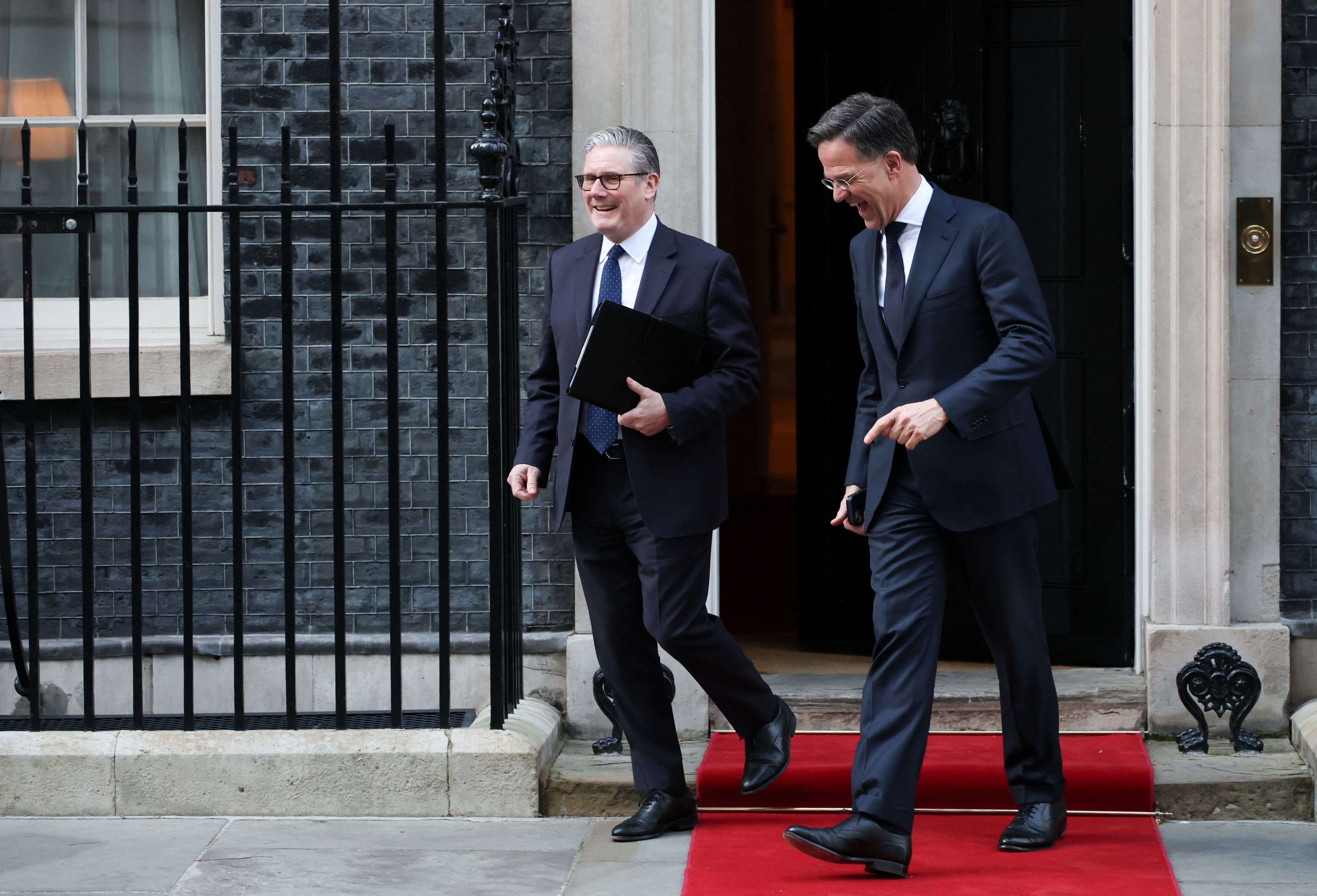 Starmer tells Rutte UK will publish defence plan before NATO July summit