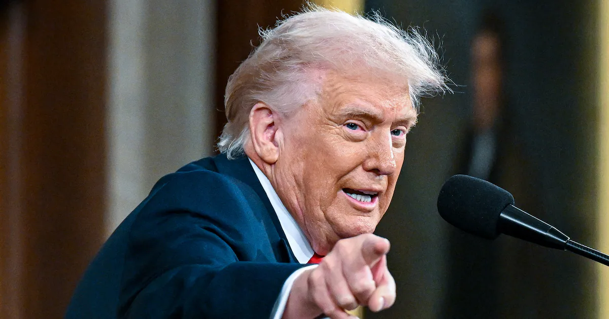 Trump targets Iran in fiery State of the Union address