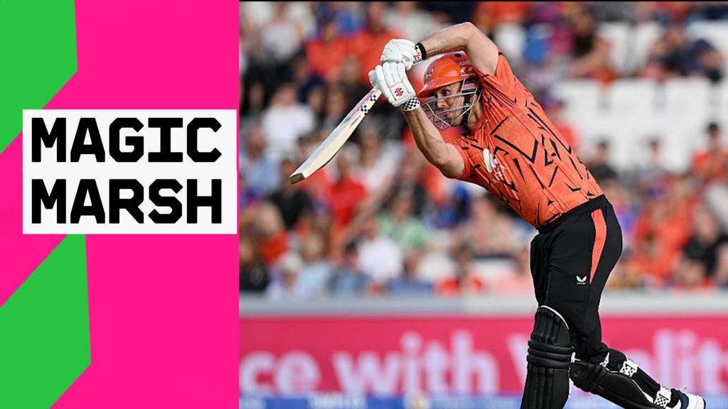 'He's in the mood' - The best strikes of Marsh's incredible innings