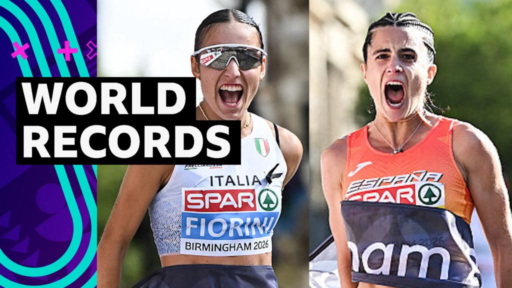 Fiorini and Perez break race walking world records