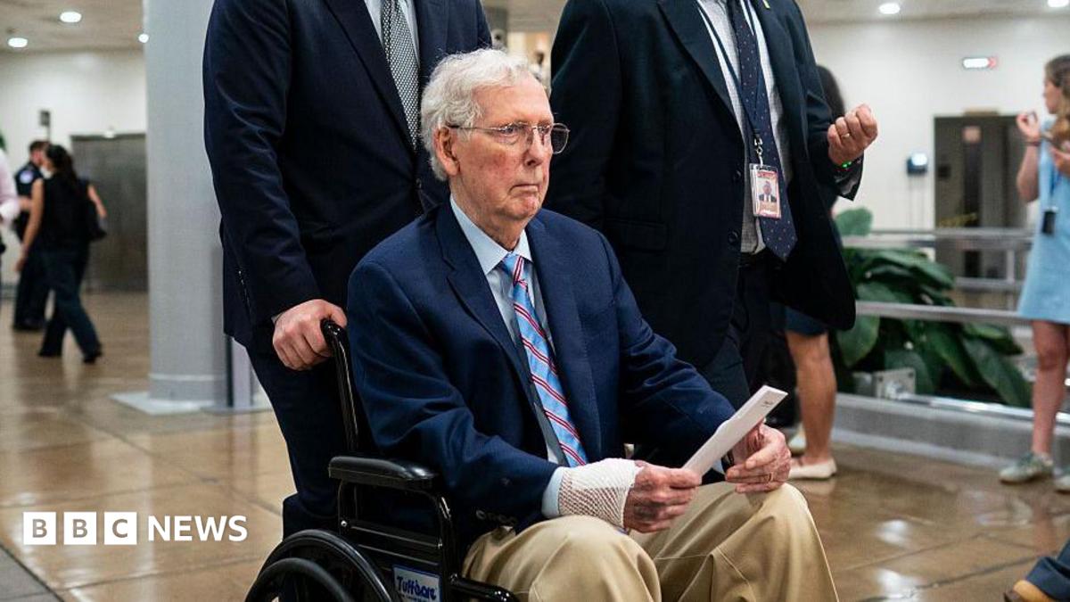Mitch McConnell returns home weeks after hospital admission sparked health speculation