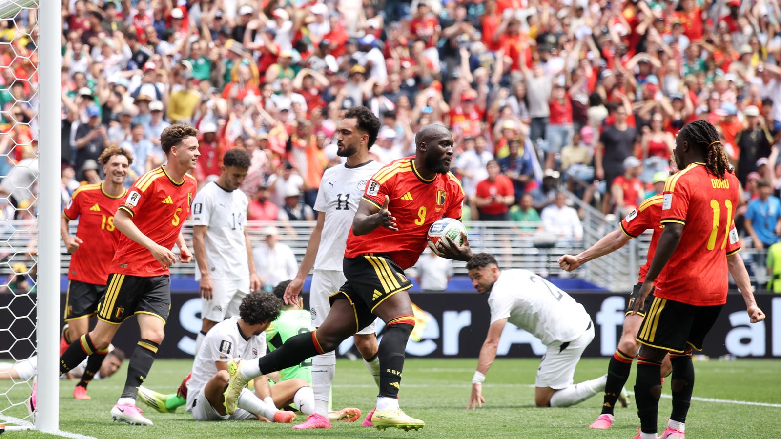 World Cup 2026: Belgium 1-1 Egypt - Pharaohs denied first World Cup win after Romelu Lukaku's instant impact