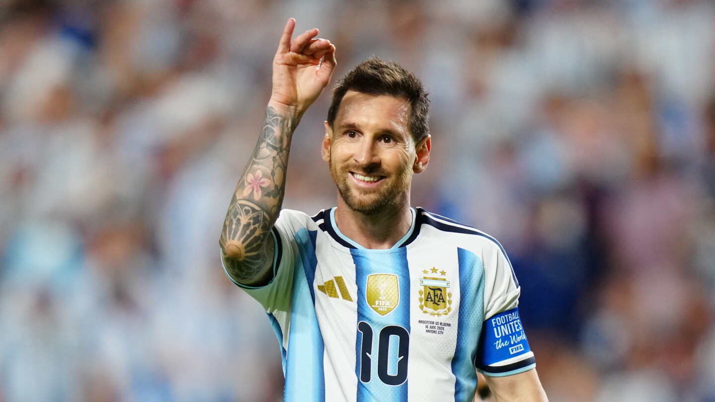 Lionel Messi scores hat trick in 2026 World Cup opener to tie all-time goals record (video)