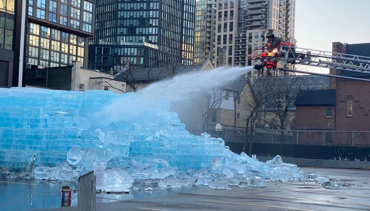 Toronto fire crew melt Drake's Ice sculpture: Did fans find what was hidden inside?