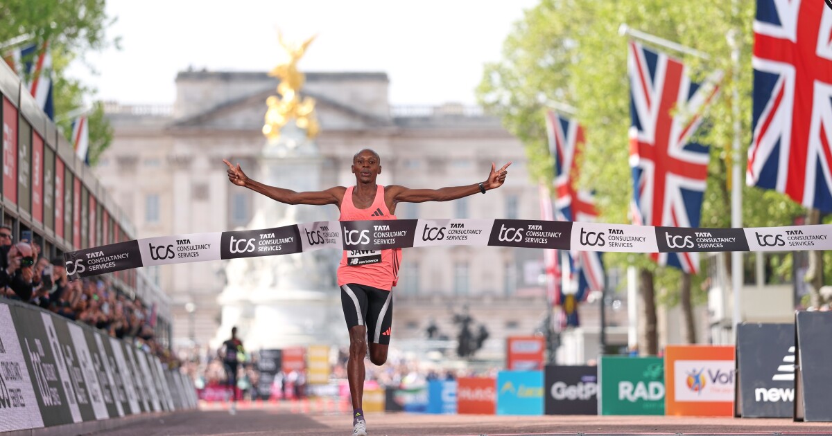 Kenya's Sabastian Sawe is first person to run sub-2-hour marathon to win in London