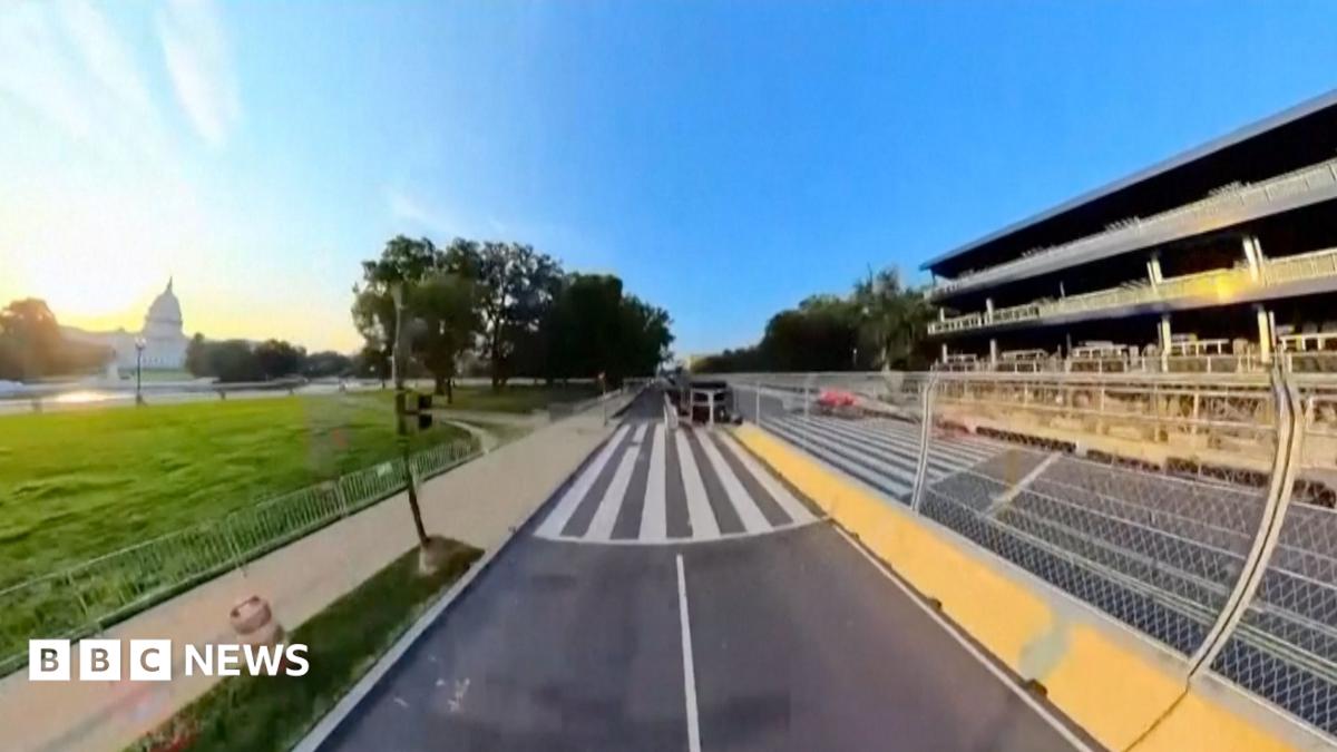 Take a timelapse ride along the IndyCar racetrack in Washington