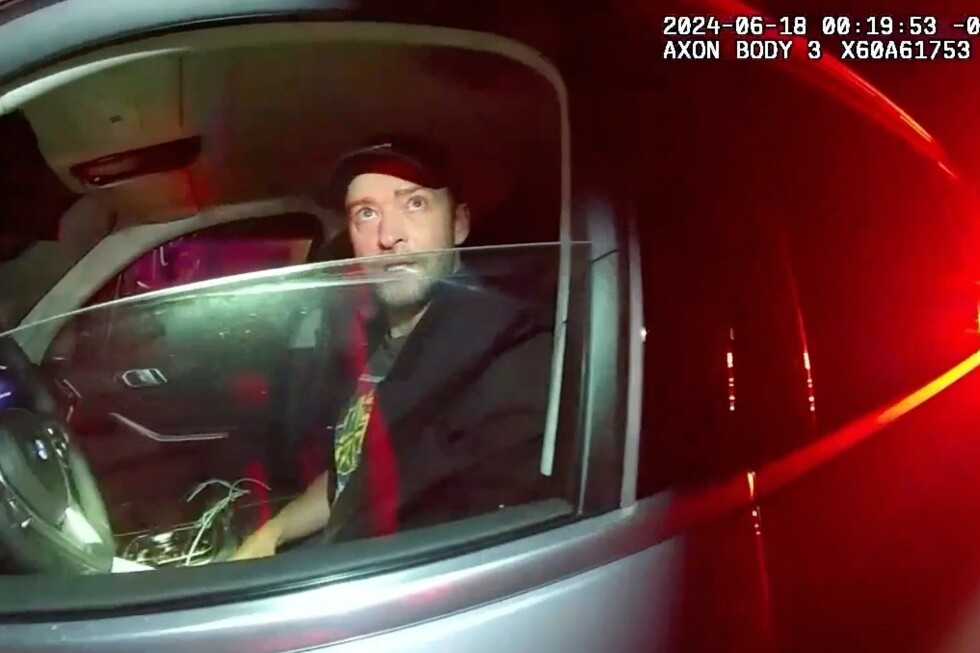 Police video of Justin Timberlake's 2024 drunken driving arrest released
