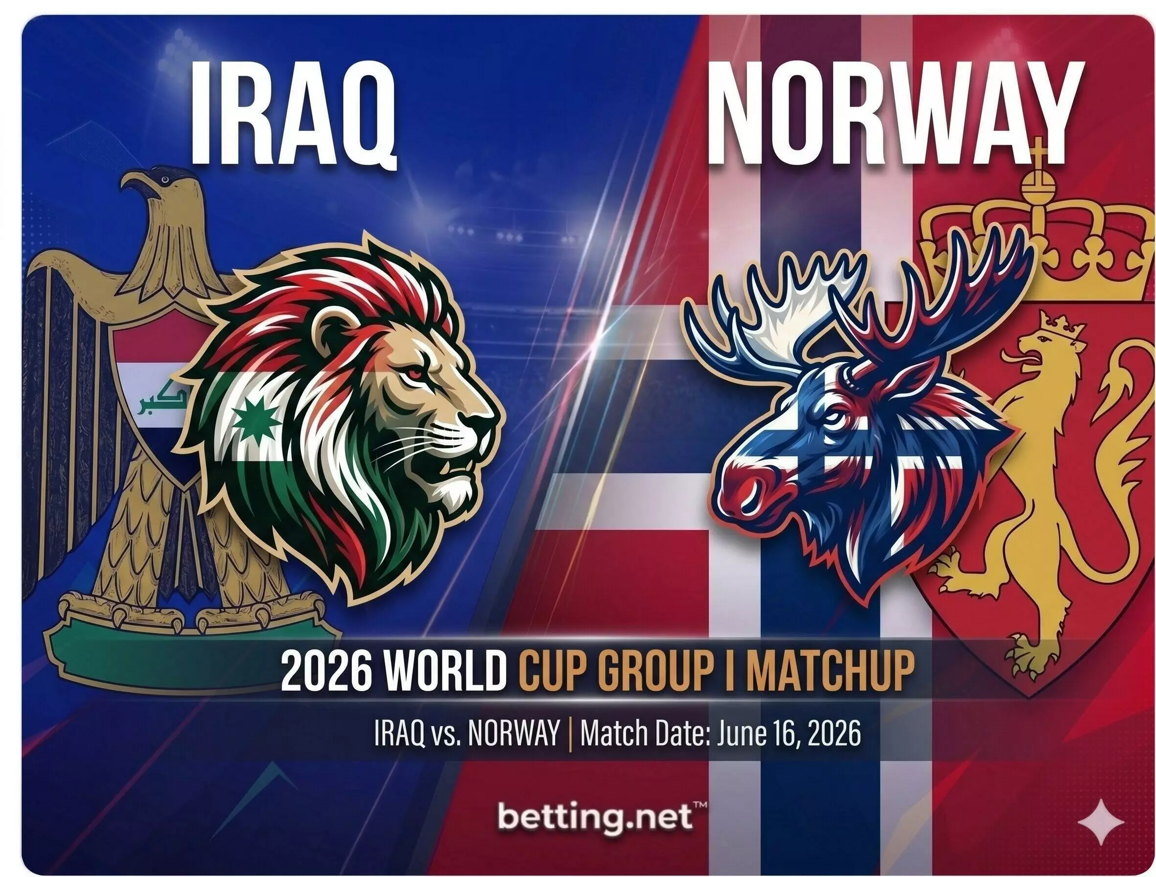 Iraq vs Norway Picks, Odds and Best Bets - World Cup 2026