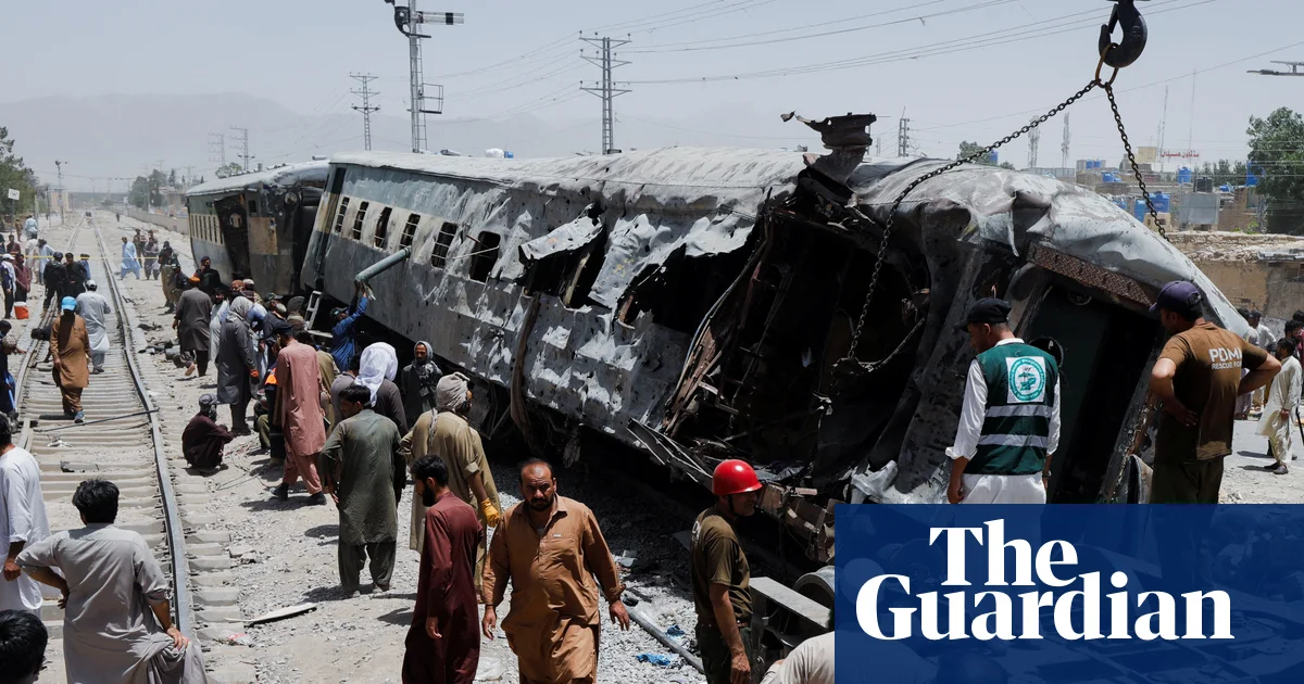 Suicide bombing near railway track in Pakistan kills at least 23 people
