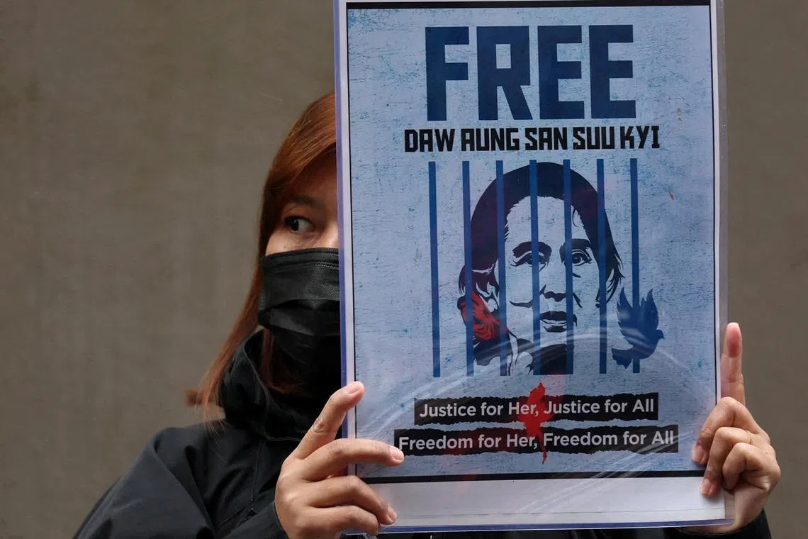 Myanmar commutes ex-leader Aung San Suu Kyi's sentence again, lawyer says
