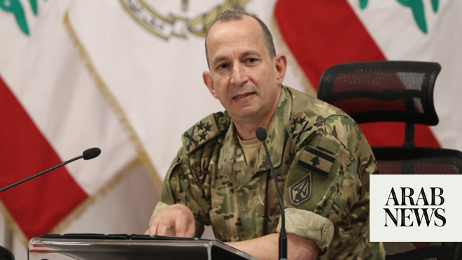 Lebanese army chief leaves for Pakistan at invitation of counterpart