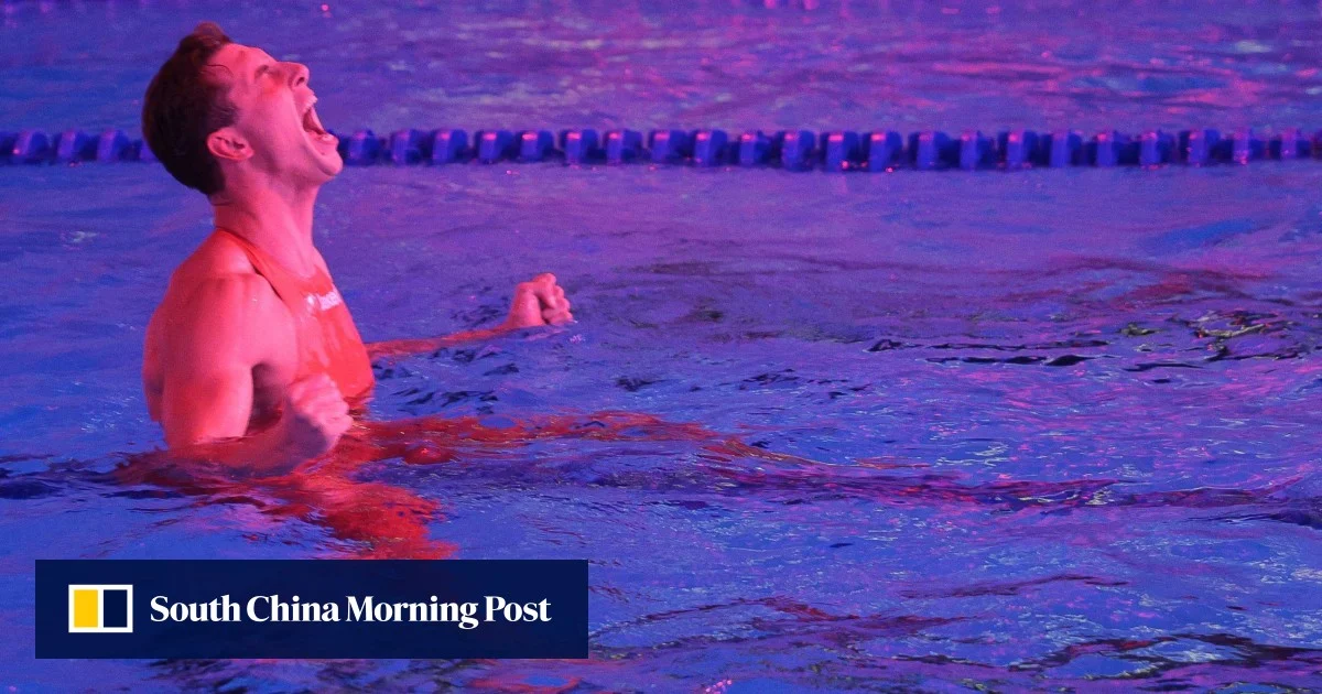 Enhanced Games: swimmer Gkolomeev beats 50m freestyle world record at drug-fuelled contest