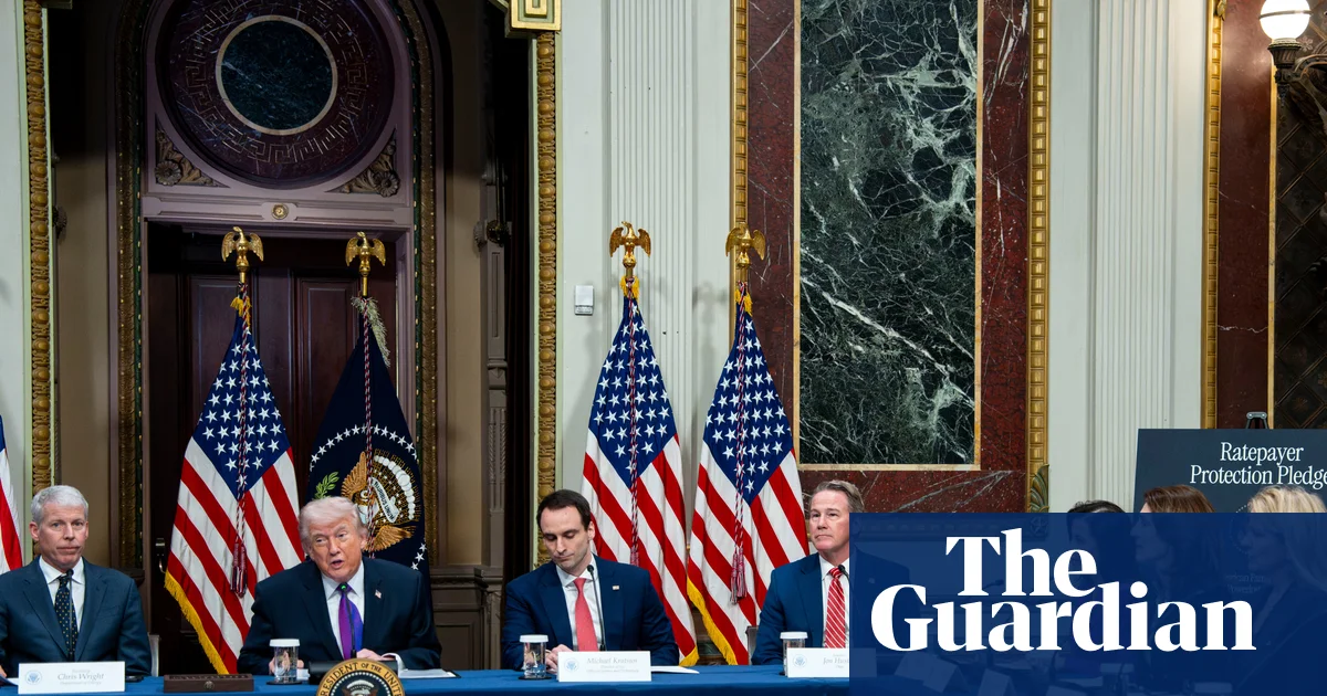 US tech firms pledge at White House to bear costs of energy for datacenters