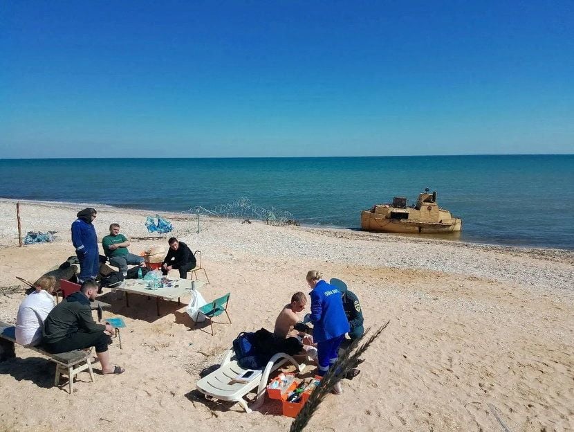 Russian grain ship believed sunk in Ukrainian drone attack is found and towed to shore, TASS says