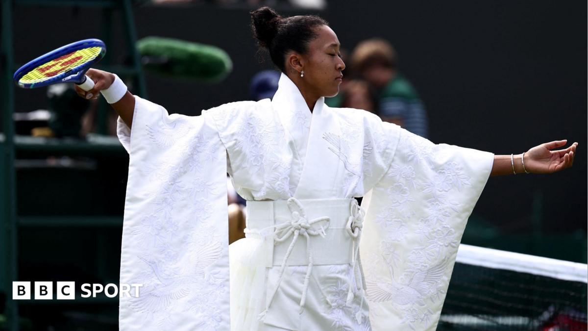 Osaka pays 'love and respect to Japan' in Wimbledon kimono