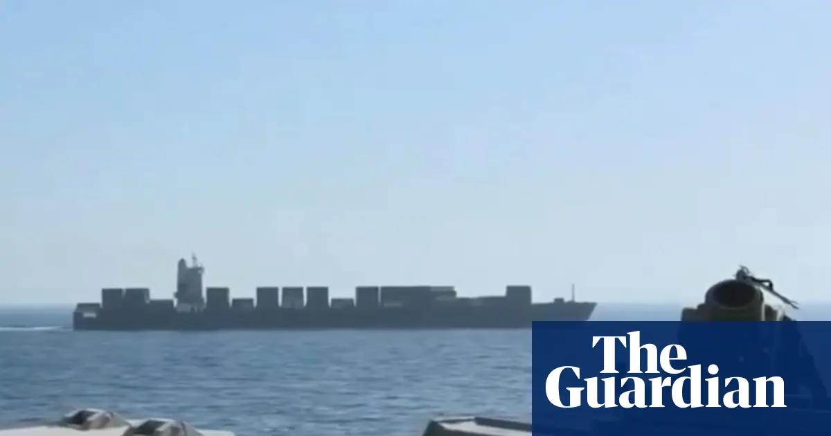 US military seized Iranian-flagged container ship, Trump says