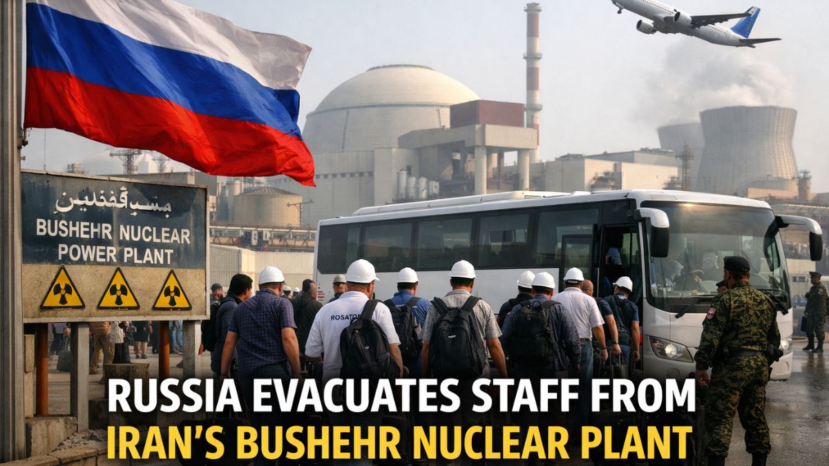 Russia evacuates 198 personnel from Bushehr nuclear power plant