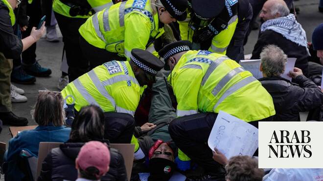 London police arrest 523 people at protest over Palestine Action ban