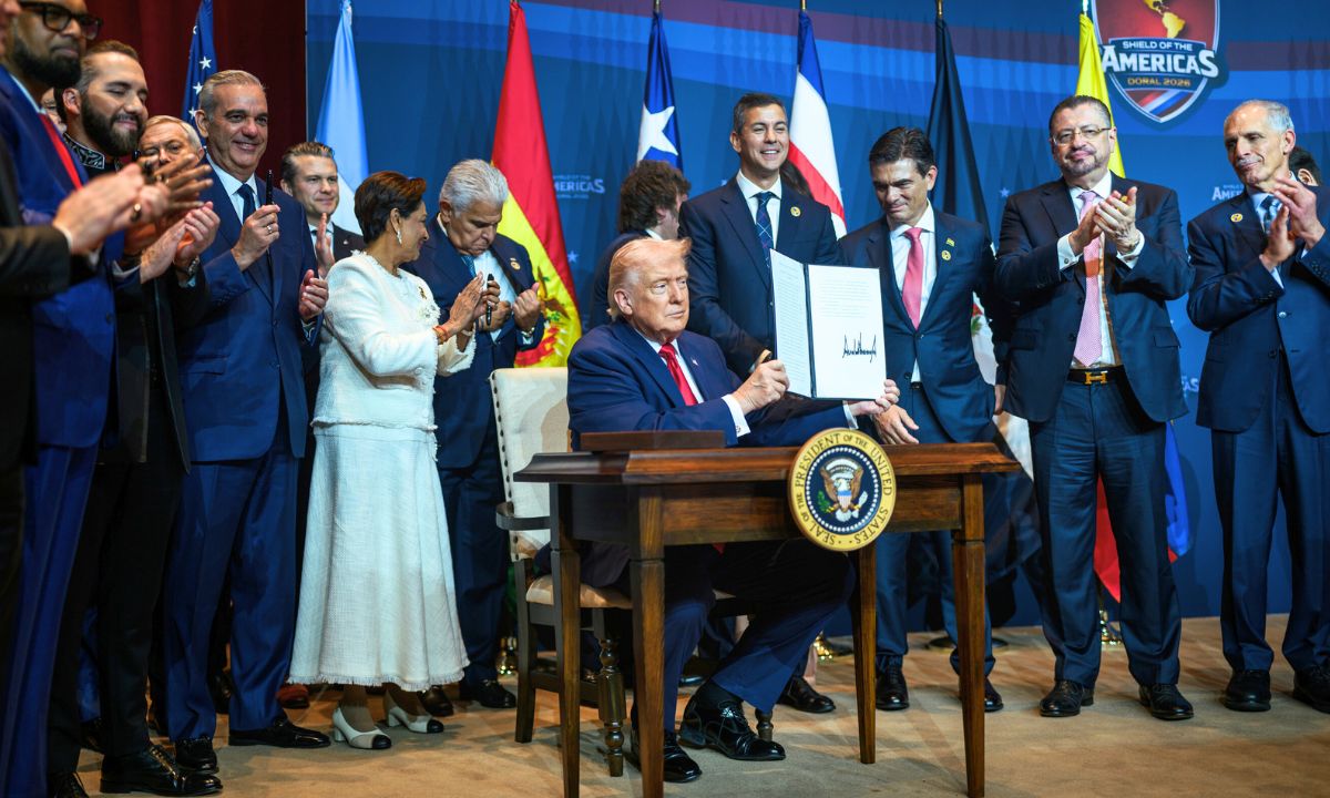 Trump Tells Latin Leaders At Shield Summit: Unleash Militaries On Drug Cartels – “Only Way To Defeat These Enemies”