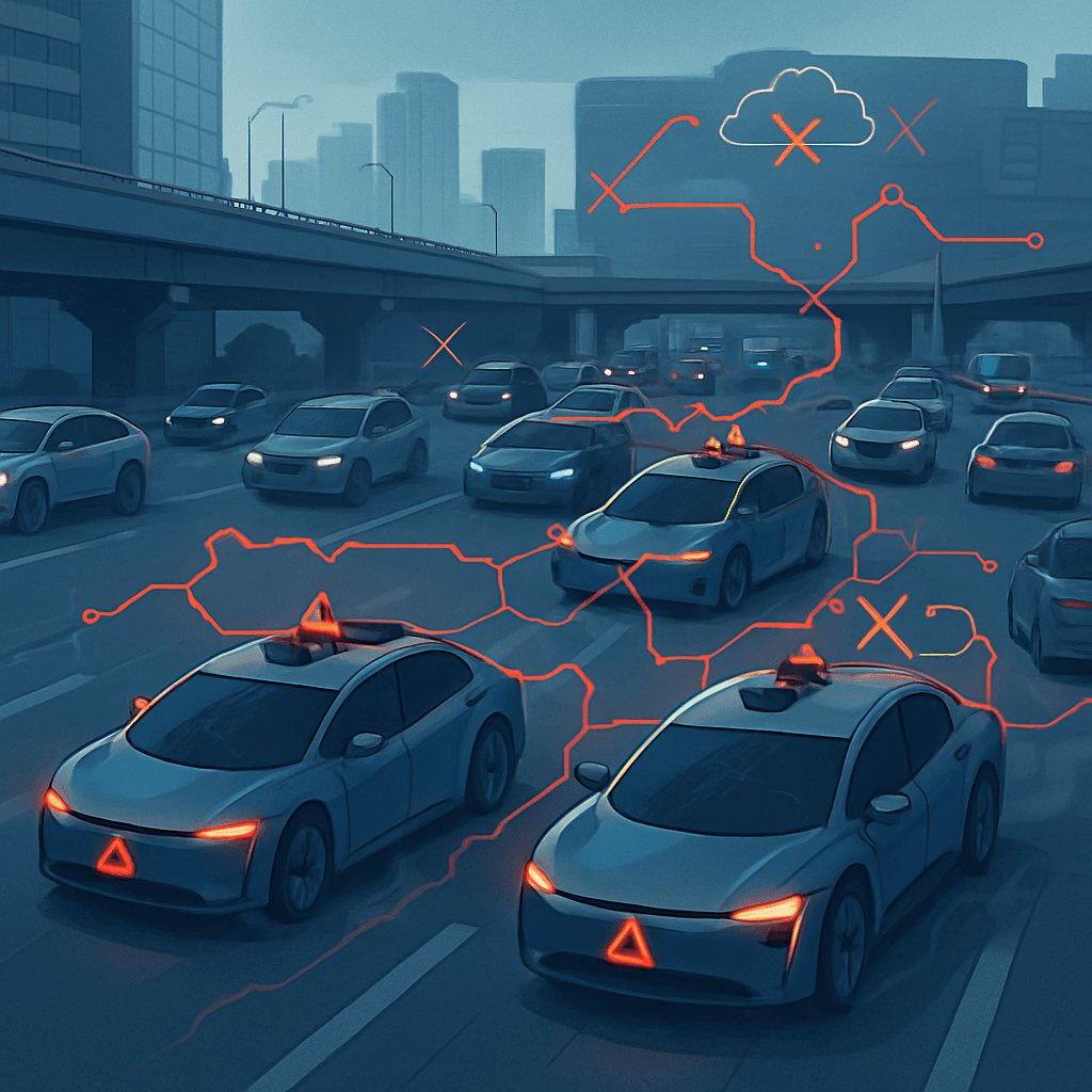 AV Safety Crisis as Baidu Fleet Freezes, Stranding Passengers