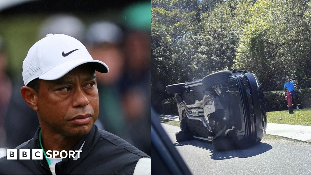 Tiger Woods charged with driving under influence after crash