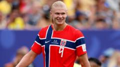 Norway's Haaland wants 'pressure' put on England
