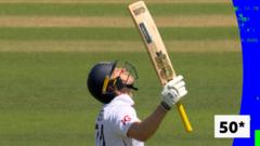 'Keeping England in the match' - Fisher reaches first Test fifty