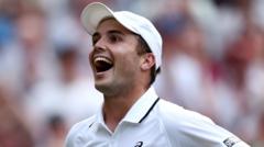 Fery 'stands tall and takes advantage' to continue dream Wimbledon run