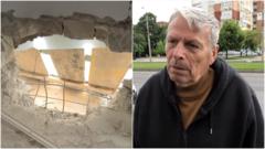 'I will sleep with fear': Romanians shaken after block of flats hit by drone
