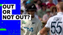 'We'll see who's right' - Stokes and Santner clash over dismissal