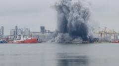 Ukraine strikes cargo ships and admits Romania drone blast