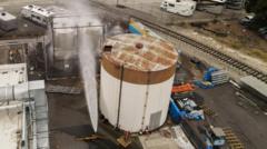 Threat of massive chemical tank explosion is 'eliminated', California officials say