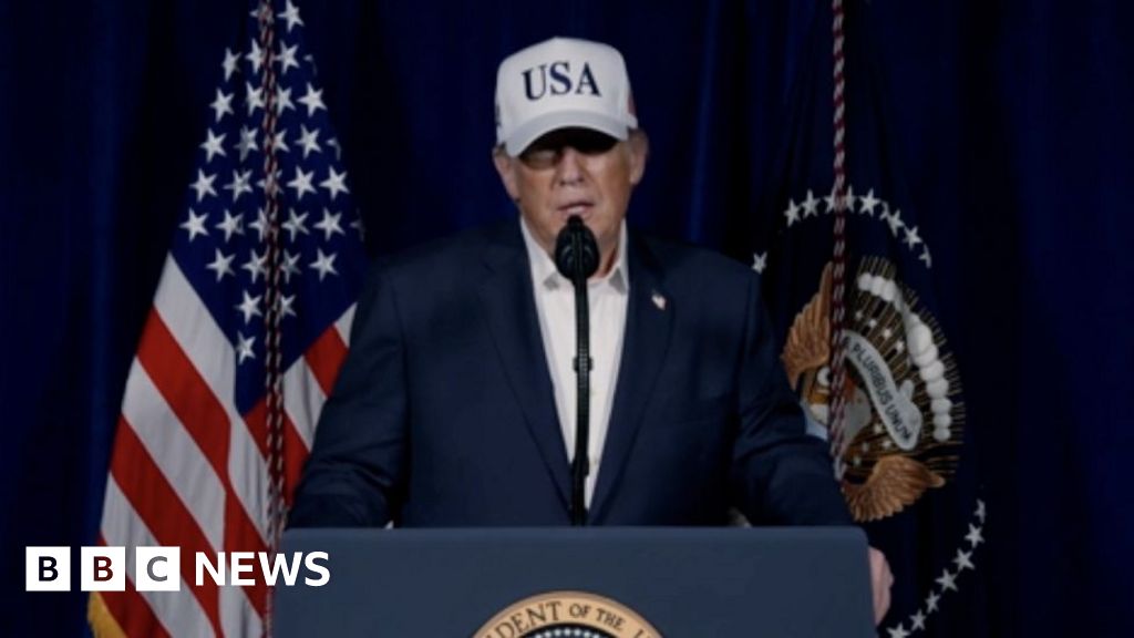 Watch: Trump announces 'major combat operations' in Iran