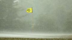 Memorial third round suspended because of thunderstorms