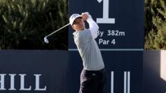 England's Jordan in contention at Alfred Dunhill Links