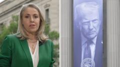 How Trump is transforming Washington - by adding his face everywhere