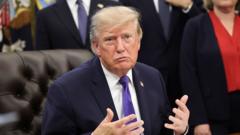 Trump says 'some' munitions are low as Iran war grinds on