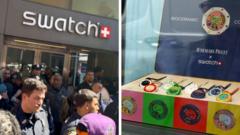 'I sold it for over £1k': Swatch launch sparks 'chaotic' scenes